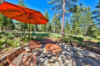 Located on a flat lot that slopes gently down to the 14th on Tahoe Donner Golf Course in California - for sale on GolfHomes.com, golf home, golf lot