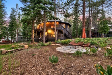 Located on a flat lot that slopes gently down to the 14th on Tahoe Donner Golf Course in California - for sale on GolfHomes.com, golf home, golf lot