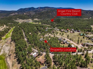 Nestled on an expansive 1.9-acre lot surrounded by whispering on Angel Fire Resort Country Club in New Mexico - for sale on GolfHomes.com, golf home, golf lot