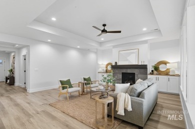 Thoughtfully designed single-level floor plan offers 3 bedrooms on Hunters Point Golf Club in Idaho - for sale on GolfHomes.com, golf home, golf lot