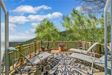 Absolutely stunning, serene views in this unique mountain home! on Big Canoe Golf Club - Cherokee in Georgia - for sale on GolfHomes.com, golf home, golf lot