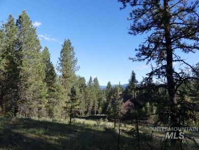 Nicely wooded lot with views to the west. Driveway is shared for on Meadowcreek Golf Resort in Idaho - for sale on GolfHomes.com, golf home, golf lot