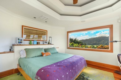 Sitting atop the picturesque Hanalei Ridge, this 4 bedroom, 4.5 on Makai Golf Club At Princeville in Hawaii - for sale on GolfHomes.com, golf home, golf lot