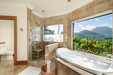 Sitting atop the picturesque Hanalei Ridge, this 4 bedroom, 4.5 on Makai Golf Club At Princeville in Hawaii - for sale on GolfHomes.com, golf home, golf lot