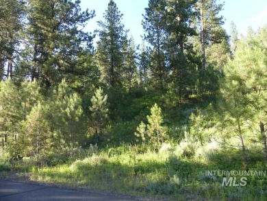 Nicely wooded lot with views to the west. Driveway is shared for on Meadowcreek Golf Resort in Idaho - for sale on GolfHomes.com, golf home, golf lot