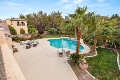 This one-of-a-kind gem in the gated Christopher Communities is on Southern Highlands Golf Club in Nevada - for sale on GolfHomes.com, golf home, golf lot