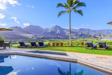 Sitting atop the picturesque Hanalei Ridge, this 4 bedroom, 4.5 on Makai Golf Club At Princeville in Hawaii - for sale on GolfHomes.com, golf home, golf lot