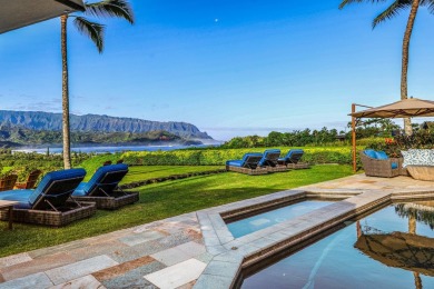 Sitting atop the picturesque Hanalei Ridge, this 4 bedroom, 4.5 on Makai Golf Club At Princeville in Hawaii - for sale on GolfHomes.com, golf home, golf lot