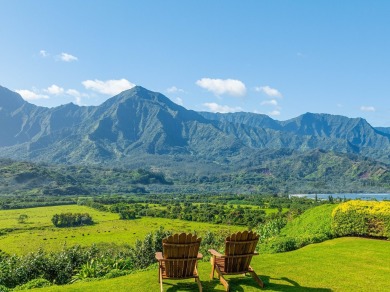 Sitting atop the picturesque Hanalei Ridge, this 4 bedroom, 4.5 on Makai Golf Club At Princeville in Hawaii - for sale on GolfHomes.com, golf home, golf lot