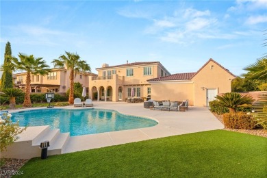 This one-of-a-kind gem in the gated Christopher Communities is on Southern Highlands Golf Club in Nevada - for sale on GolfHomes.com, golf home, golf lot