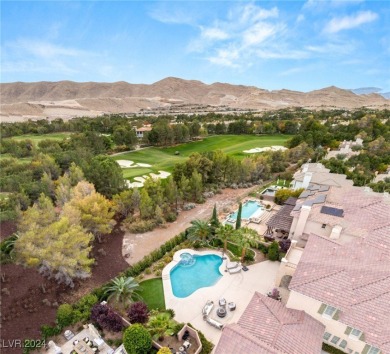 This one-of-a-kind gem in the gated Christopher Communities is on Southern Highlands Golf Club in Nevada - for sale on GolfHomes.com, golf home, golf lot