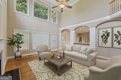 Priced to sell! Come see this beautiful two-story home with a on Brookstone Golf and Country Club in Georgia - for sale on GolfHomes.com, golf home, golf lot