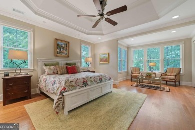 Discover elevated golf living in this exquisite golf home on Reynolds Lake Oconee - The Oconee in Georgia - for sale on GolfHomes.com, golf home, golf lot