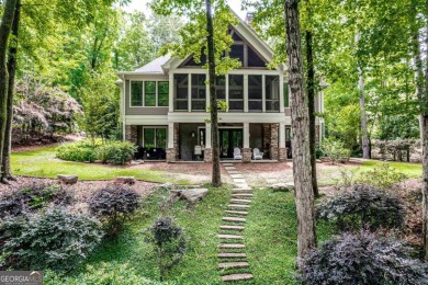 Discover elevated golf living in this exquisite golf home on Reynolds Lake Oconee - The Oconee in Georgia - for sale on GolfHomes.com, golf home, golf lot