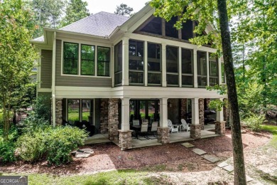 Discover elevated golf living in this exquisite golf home on Reynolds Lake Oconee - The Oconee in Georgia - for sale on GolfHomes.com, golf home, golf lot
