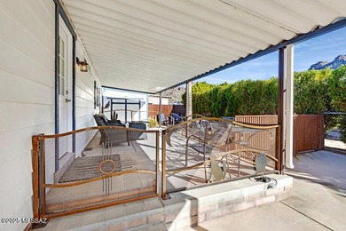 Charming home in great condition with awesome patio and fencing on Tucson Estates Golf Course in Arizona - for sale on GolfHomes.com, golf home, golf lot