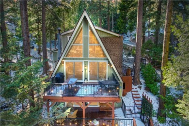 Charming/unique modified A frame on the Golf Course! Over sized on Lake Arrowhead Country Club in California - for sale on GolfHomes.com, golf home, golf lot