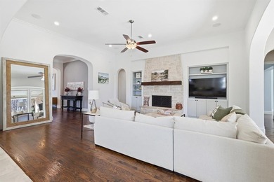 Experience luxury living with this exceptional custom home on Lantana Golf Club in Texas - for sale on GolfHomes.com, golf home, golf lot