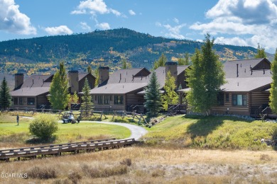 This stunning mountain retreat offers a perfect blend of rustic on Grand Elk Ranch and Club in Colorado - for sale on GolfHomes.com, golf home, golf lot