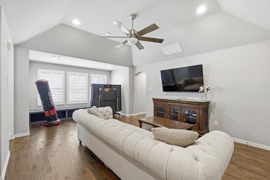 Experience luxury living with this exceptional custom home on Lantana Golf Club in Texas - for sale on GolfHomes.com, golf home, golf lot