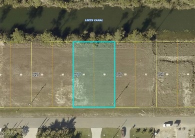 Fantastic waterfront lot in Northeast Cape Coral offering a rare on Del Tura Golf and Country Club in Florida - for sale on GolfHomes.com, golf home, golf lot