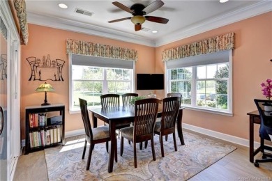 A truly coveted *Christopher Wren* model overlooking the fairway on Colonial Heritage Golf Club in Virginia - for sale on GolfHomes.com, golf home, golf lot