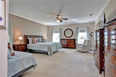 A truly coveted *Christopher Wren* model overlooking the fairway on Colonial Heritage Golf Club in Virginia - for sale on GolfHomes.com, golf home, golf lot
