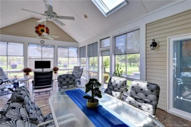 A truly coveted *Christopher Wren* model overlooking the fairway on Colonial Heritage Golf Club in Virginia - for sale on GolfHomes.com, golf home, golf lot