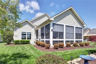 A truly coveted *Christopher Wren* model overlooking the fairway on Colonial Heritage Golf Club in Virginia - for sale on GolfHomes.com, golf home, golf lot