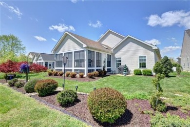 A truly coveted *Christopher Wren* model overlooking the fairway on Colonial Heritage Golf Club in Virginia - for sale on GolfHomes.com, golf home, golf lot