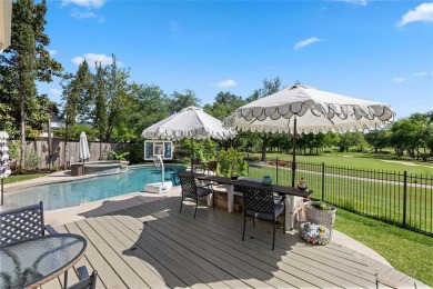 Relax poolside on the green! Overlooking the 6th hole of the on Forest Creek Golf Club in Texas - for sale on GolfHomes.com, golf home, golf lot