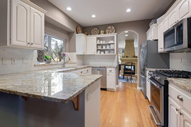 This attractive single-level residence is situated within the on The Old Back Nine At Mountain High in Oregon - for sale on GolfHomes.com, golf home, golf lot