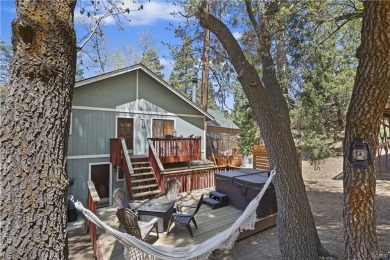 Nestled back from the road with an amazing private backyard is on Big Bear Mountain Ski and Golf Resort in California - for sale on GolfHomes.com, golf home, golf lot