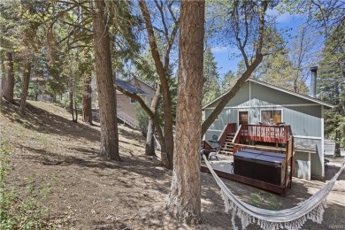 Nestled back from the road with an amazing private backyard is on Big Bear Mountain Ski and Golf Resort in California - for sale on GolfHomes.com, golf home, golf lot