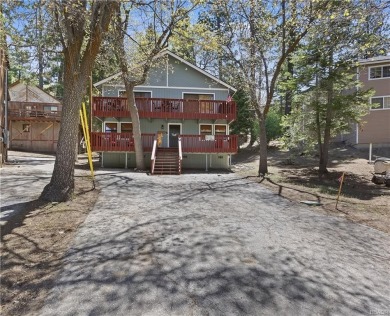 Nestled back from the road with an amazing private backyard is on Big Bear Mountain Ski and Golf Resort in California - for sale on GolfHomes.com, golf home, golf lot