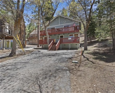 Nestled back from the road with an amazing private backyard is on Big Bear Mountain Ski and Golf Resort in California - for sale on GolfHomes.com, golf home, golf lot