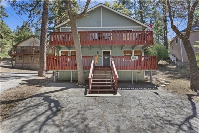 Nestled back from the road with an amazing private backyard is on Big Bear Mountain Ski and Golf Resort in California - for sale on GolfHomes.com, golf home, golf lot