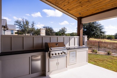 NEW CONSTRUCTION BY HILL COUNTRY SIGNATURE HOMES sits on garden on The Club At Comanche Trace in Texas - for sale on GolfHomes.com, golf home, golf lot