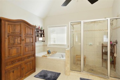 This custom-built home sits on a roundabout cul-de-sac nestled on Hampton Golf Village in Georgia - for sale on GolfHomes.com, golf home, golf lot