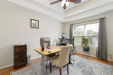 This custom-built home sits on a roundabout cul-de-sac nestled on Hampton Golf Village in Georgia - for sale on GolfHomes.com, golf home, golf lot