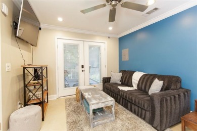 This custom-built home sits on a roundabout cul-de-sac nestled on Hampton Golf Village in Georgia - for sale on GolfHomes.com, golf home, golf lot