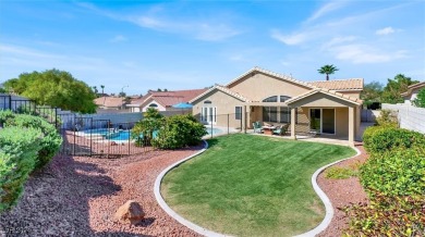 REDUCED!!BEAUTIFUL APPOINTED GATED SINGLE-STORY HOME WITH POOL on Rio Secco Golf Club in Nevada - for sale on GolfHomes.com, golf home, golf lot