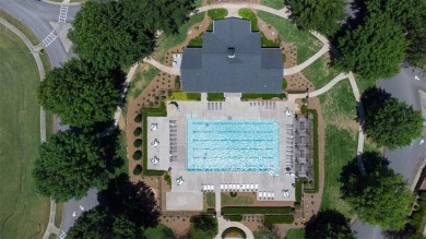 This custom-built home sits on a roundabout cul-de-sac nestled on Hampton Golf Village in Georgia - for sale on GolfHomes.com, golf home, golf lot