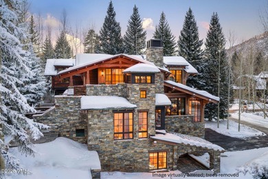A refined interpretation of the European Alpine chalet, this on Vail Golf Club in Colorado - for sale on GolfHomes.com, golf home, golf lot