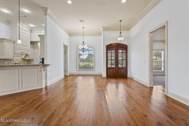 Great curb appeal on this four bedroom three bath home in Lake on Lake Caroline Golf Club in Mississippi - for sale on GolfHomes.com, golf home, golf lot