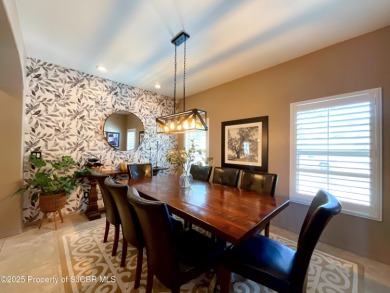 Luxury can become a habit in this elegant Earth & Stone custom on San Juan Country Club in New Mexico - for sale on GolfHomes.com, golf home, golf lot