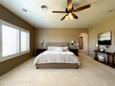 Luxury can become a habit in this elegant Earth & Stone custom on San Juan Country Club in New Mexico - for sale on GolfHomes.com, golf home, golf lot