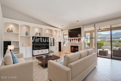 Spacious Galleria Model with Stunning Golf Course  Mountain on Saddlebrooke Golf Course in Arizona - for sale on GolfHomes.com, golf home, golf lot