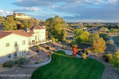 Luxury can become a habit in this elegant Earth & Stone custom on San Juan Country Club in New Mexico - for sale on GolfHomes.com, golf home, golf lot