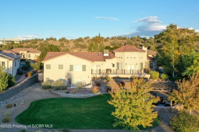 Luxury can become a habit in this elegant Earth & Stone custom on San Juan Country Club in New Mexico - for sale on GolfHomes.com, golf home, golf lot